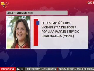 Perfil profesional de Anahí Arizmendi jefa de la Gran Misión Vuelta a la Patria