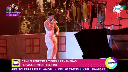 Jelou! se fue hasta el concierto de Camilo en Panamá