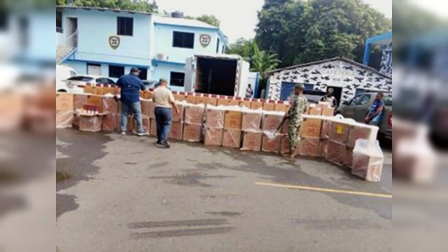 Ejército decomisa camión con cargamento de cigarrillos ilegales