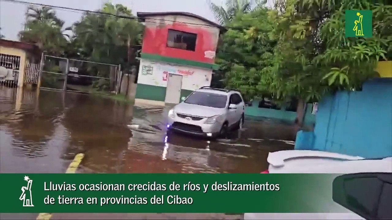 Lluvias ocasionan crecidas de ríos y deslizamientos de tierra en provincias del Cibao_1
