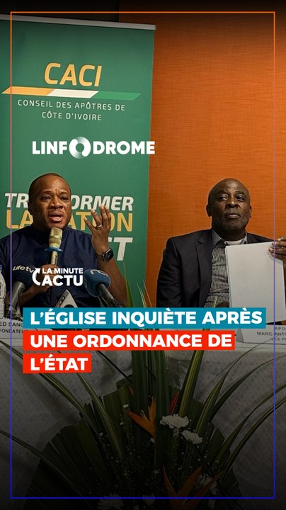 LE CONSEIL DES APÔTRES DE CÔTE D'IVOIRE CRAINT UNE INGÉRENCE DE L'ÉTAT DANS LA GESTION DE L'ÉGLISE.
