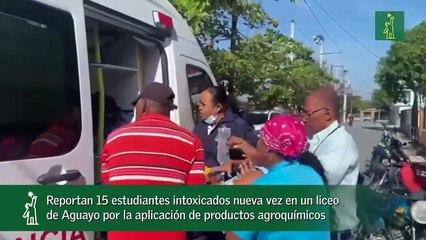 Reportan 15 estudiantes intoxicados nueva vez en un liceo de Aguayo por la aplicación de productos agroquímicos_1