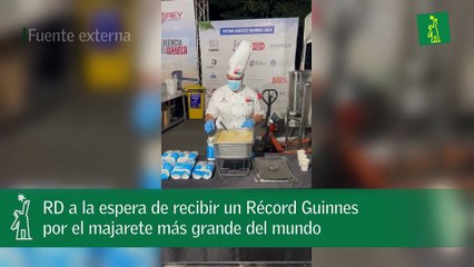 RD a la espera de recibir un Récord Guinnes por el majarete más grande del mundo