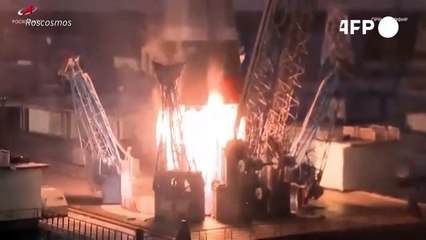 La agencia espacial rusa lanza 55 satélites, dos de ellos iraníes