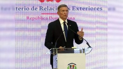 Canciller afirma RD ganó mar en acuerdo con Países Bajos
