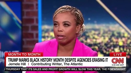 Jemele Hill: Trump's Black History Month event "an insult"
