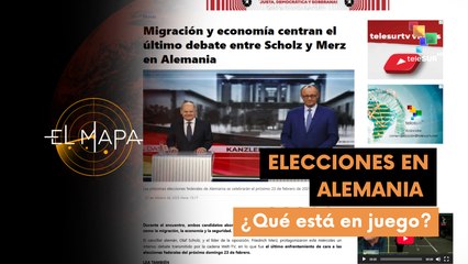 Escala 21-02-25:  "Migración y economía centran el último debate entre Scholz y Merz en Alemania"
