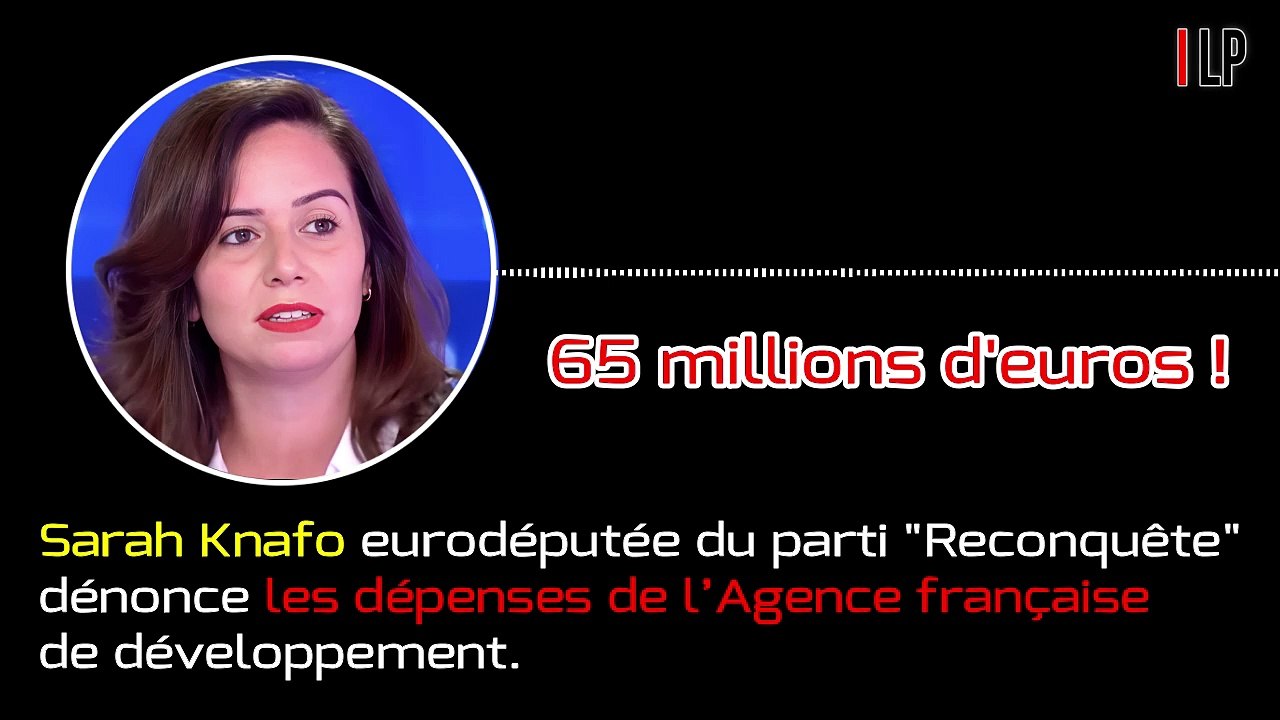 Sarah Knafo - Comment l’État dilapide votre argent !