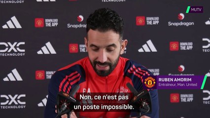 Man. United - Amorim : "Un travail difficile mais pas impossible"