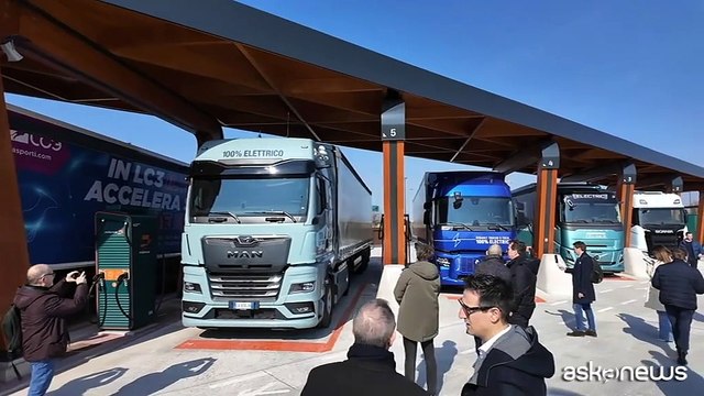 Milence, il primo hub di ricarica per camion elettrici in Italia