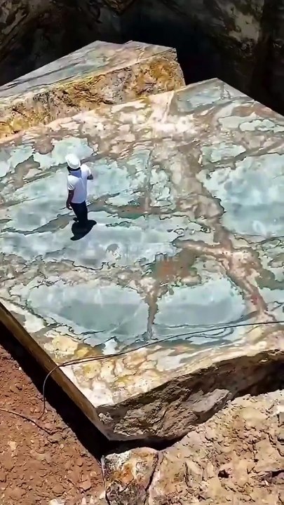 At a natural stone quarry