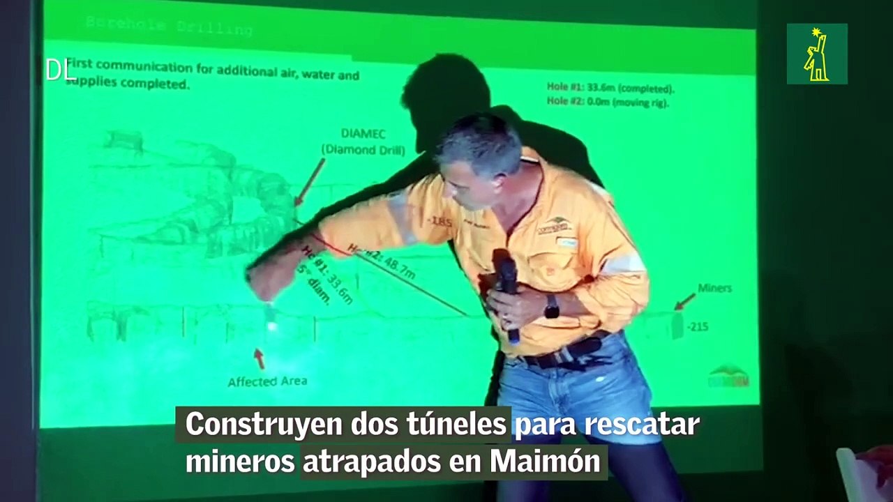 Construyen dos túneles para rescatar mineros atrapados en Maimón