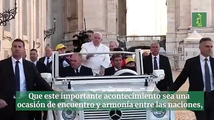 El papa pide que el Mundial sea un encuentro de paz entre naciones con un pensamiento especial en el pueblo ucraniano