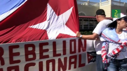 Cubanos de Miami recuerdan el 11-J con mensajes a Cuba, Biden, Canadá y la UE