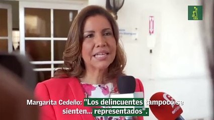 Margarita Cedeño dice que los delincuentes no se sienten representados