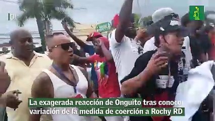 La exagerada reacción de Onguito tras conocer variación de la medida de coerción a Rochy RD