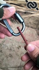 Great knot for carabiner climbing #knotshort