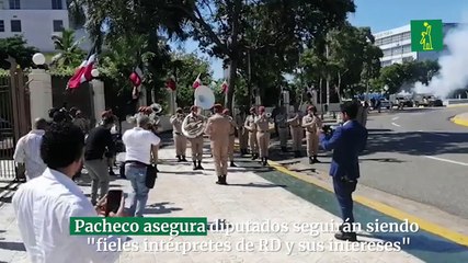 Pacheco asegura diputados seguirán siendo "fieles intérpretes de RD y sus intereses"