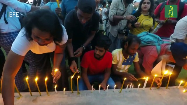 Tensa protesta contra la muerte y las detenciones de activistas en Sri Lanka