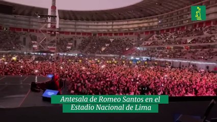 Antesala de Romeo Santos en el Estadio Nacional de Lima