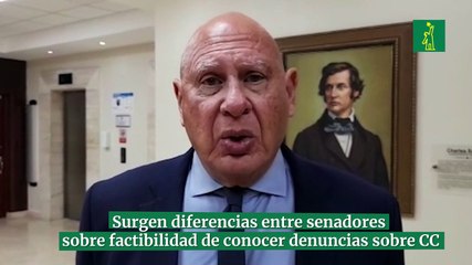 Surgen diferencias entre senadores sobre factibilidad de conocer denuncias sobre CC