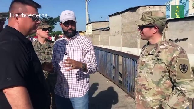 Soldados norteamericanos recorren zona fronteriza en Dajabón