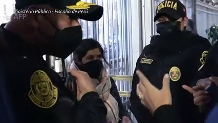 Cuñada del presidente de Perú se entregó tras inéditos allanamientos