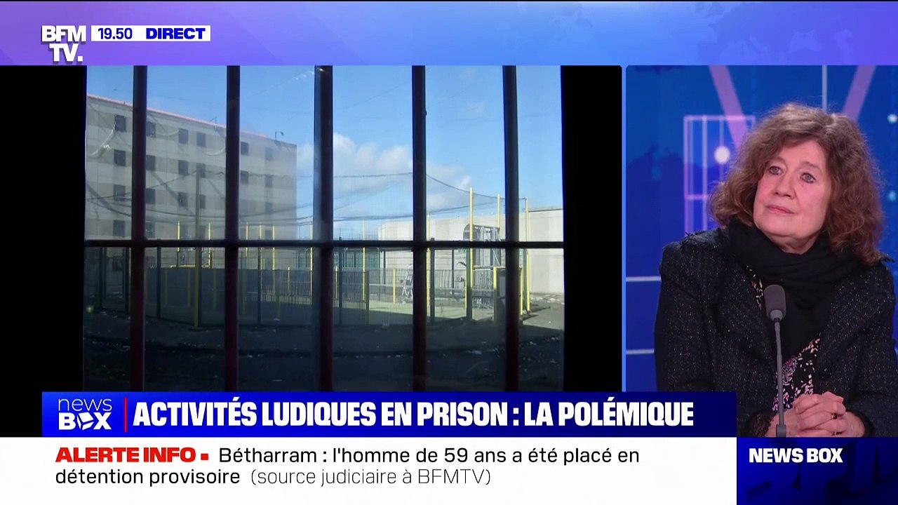 Fin des "activités ludiques" en prison: Dominique Simonnot estime que "Gérald Darmanin est allé trop loin"