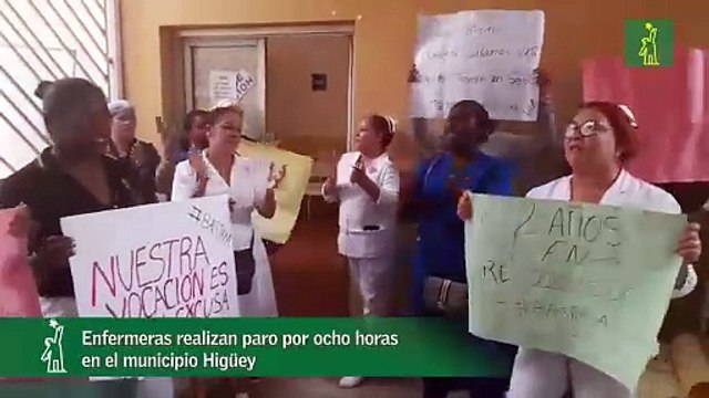 Enfermeras realizan paro por ocho horas en el municipio Higüey