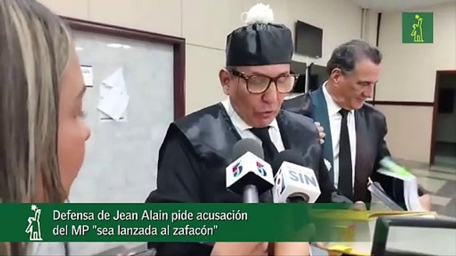 Defensa De Jean Alain Pide Acusación Del Mp Sea Lanzada Al Zafacón