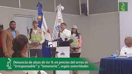 Denuncia de alzas de 60 % en precios del arroz es "irresponsable" y "temeraria", según autoridades