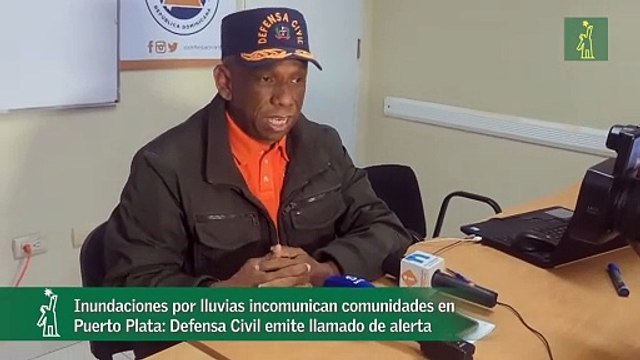 Inundaciones por lluvias incomunican comunidades en Puerto Plata: Defensa Civil emite llamado de alerta