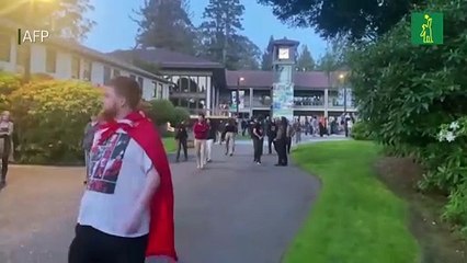 Más de un centenar de detenidos en Nueva York en manifestación estudiantil propalestinos