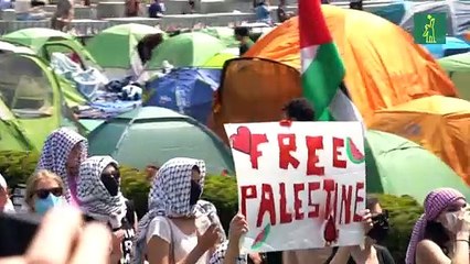 Universidad de Columbia suspende a manifestantes propalestinos que desacatan ultimátum