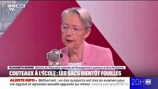 Collèges et lycées: les sacs des élèves bientôt fouillés