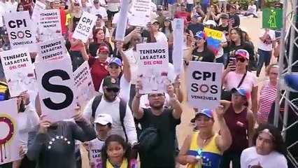 Venezolanos en República Dominicana se unen a la protesta mundial para pedir fin del régimen de Maduro