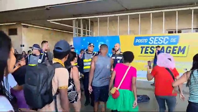 PM é acionada para briga entre ambulantes e fiscais na Rodoviária do Plano Piloto