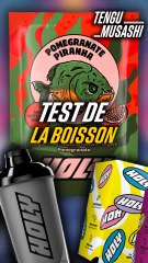 Je teste le goût Pomegranate Piranha de chez Holy !
