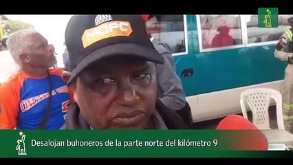 Desalojan buhoneros de la parte norte del kilómetro 9