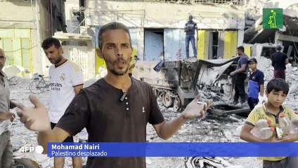 Decenas de cuerpos hallados tras una operación israelí en un barrio de Gaza