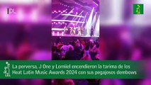La perversa, J One y Lomiiel encendieron la tarima de los Heat Latin Music Awards 2024 con sus pegajosos dembows