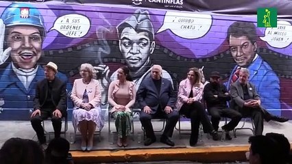 Aniversario número 113 del nacimiento de 'Cantinflas' con mural y recorrido turístico por la Ciudad de México