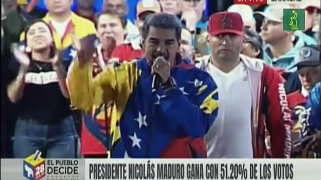 Los aliados de Maduro celebran su reelección en Venezuela