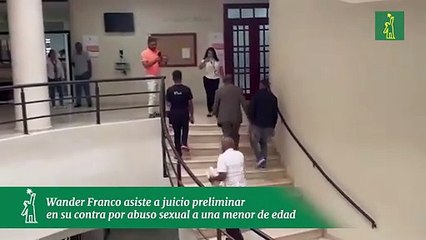 Wander Franco asiste a juicio preliminar en su contra por abuso sexual a una menor de edad