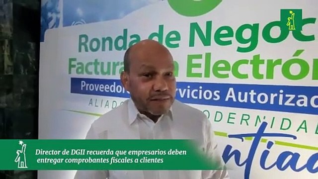 Director de DGII recuerda que empresarios deben entregar comprobantes fiscales a clientes