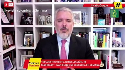 Iván Duque: Una Constituyente busca perpetuar en el poder al actual Gobierno colombiano