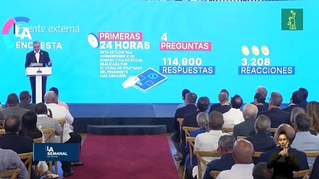 ¿Cuántos votaron sí y cuántos dijeron que no? Los resultados de la encuesta de Abinader en WhatsApp