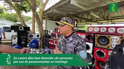 En cuatro días han detenido 180 personas por uso de pasamontañas en Santiago