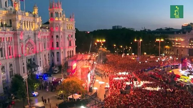 Madrid vibra con la selección española triunfadora en la Eurocopa