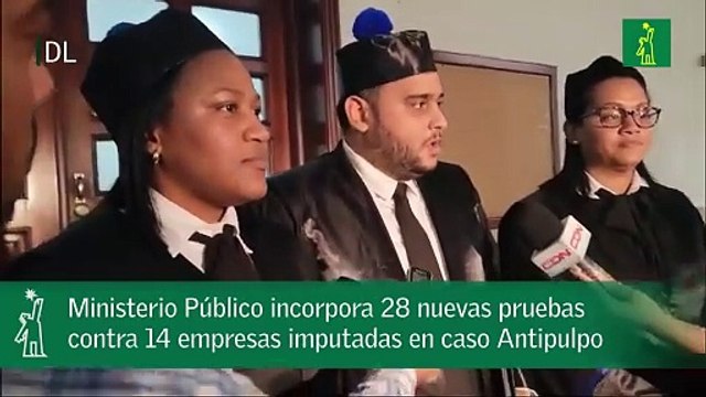 Ministerio Público incorpora 28 nuevas pruebas contra 14 empresas imputadas en caso Antipulpo